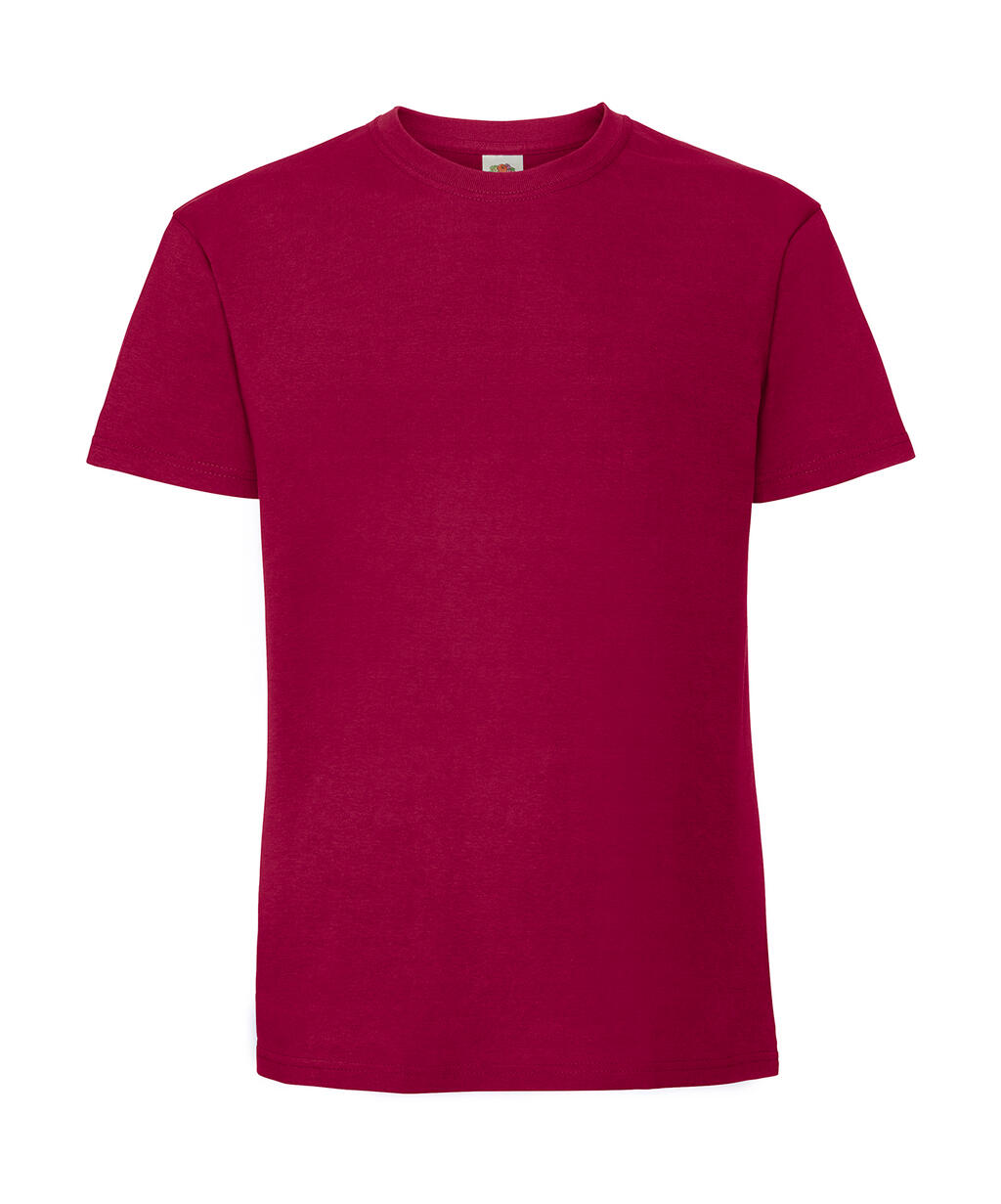 T-Shirt 61-422-0 Fruit of the Loom Iconic 195 Ringspun Premium Cranberry