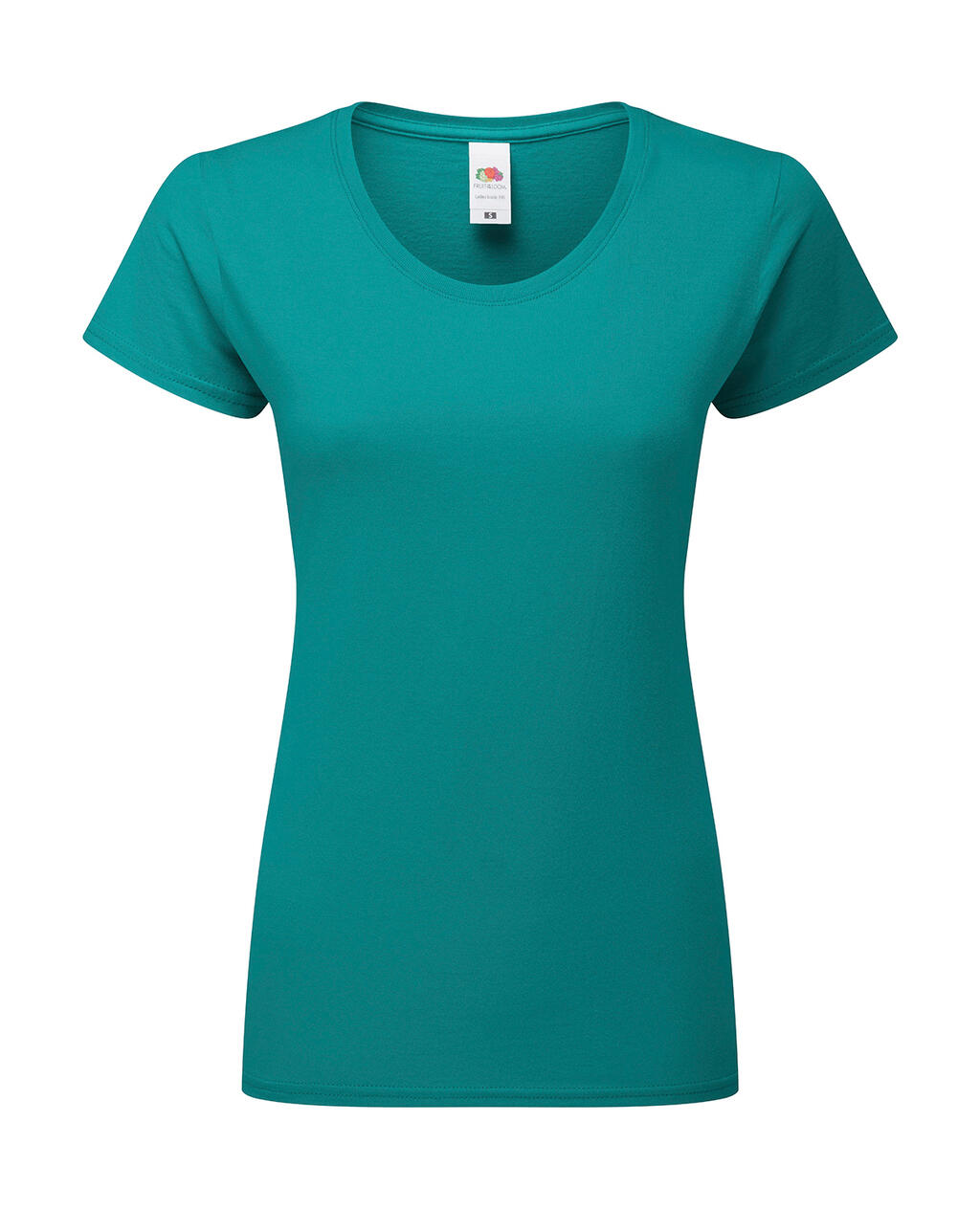 Γυναικείο T-Shirt 61-424-0 Fruit of the Loom Iconic 195 Ringspun Premium Ocean Teal