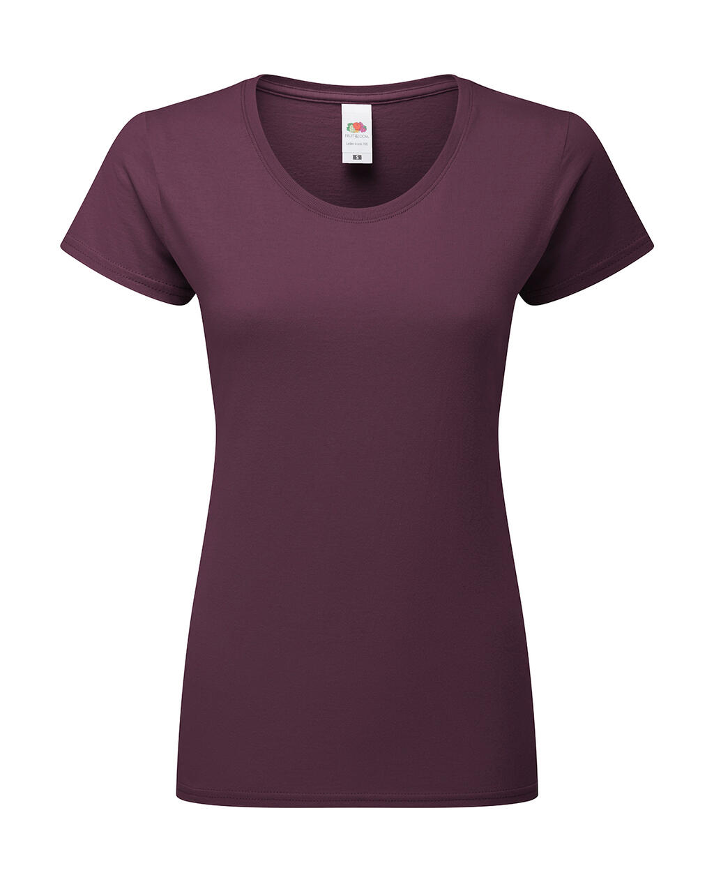 Γυναικείο T-Shirt 61-424-0 Fruit of the Loom Iconic 195 Ringspun Premium Dark Plum