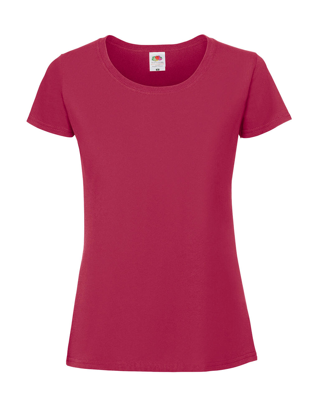 Γυναικείο T-Shirt 61-424-0 Fruit of the Loom Iconic 195 Ringspun Premium Cranberry