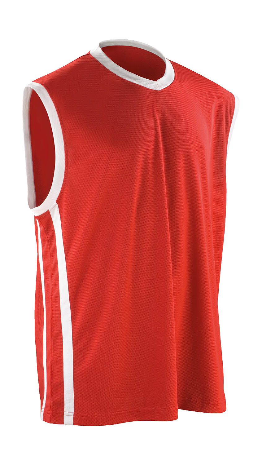 Αθλητική Μπλούζα Basketball S278M Spiro Quick Dry Red/White