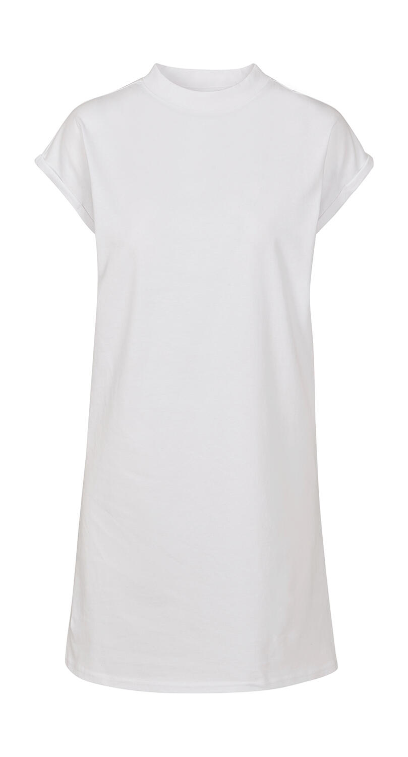 Γυναικείο Φόρεμα T-Shirt BY101 Build Your Brand Turtle Neck White