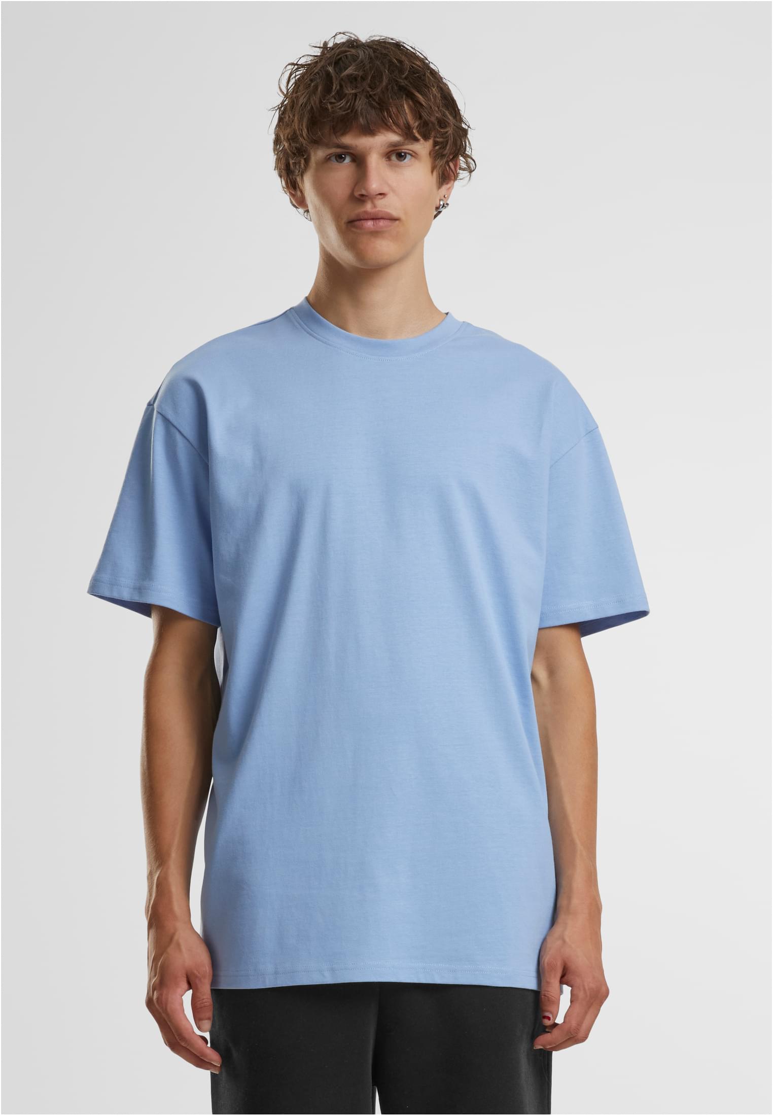 T-Shirt Oversize Heavy BY102 Build Your Brand Powder Blue
