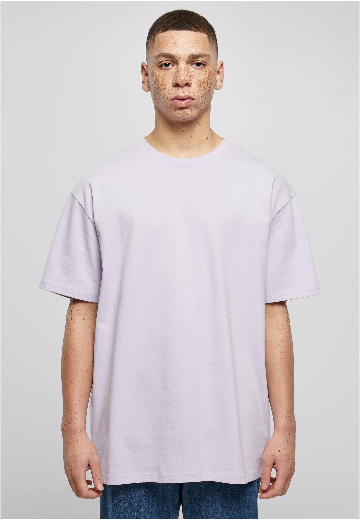T-Shirt Oversize Heavy BY102 Build Your Brand Lilac