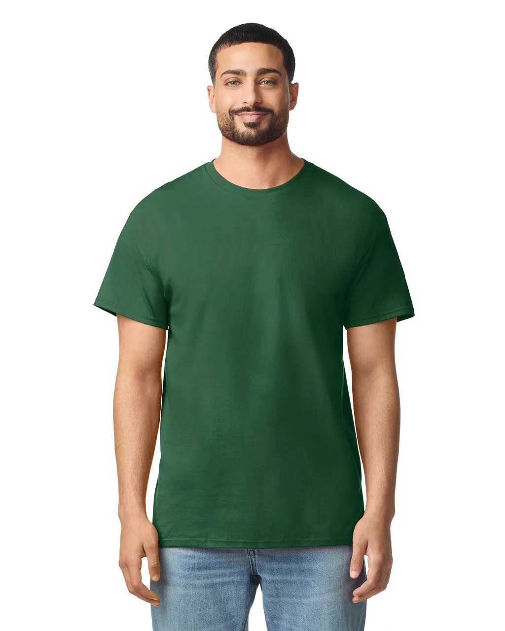 Βαμβακερό T-Shirt 3000 Gildan Light Cotton Forest Green
