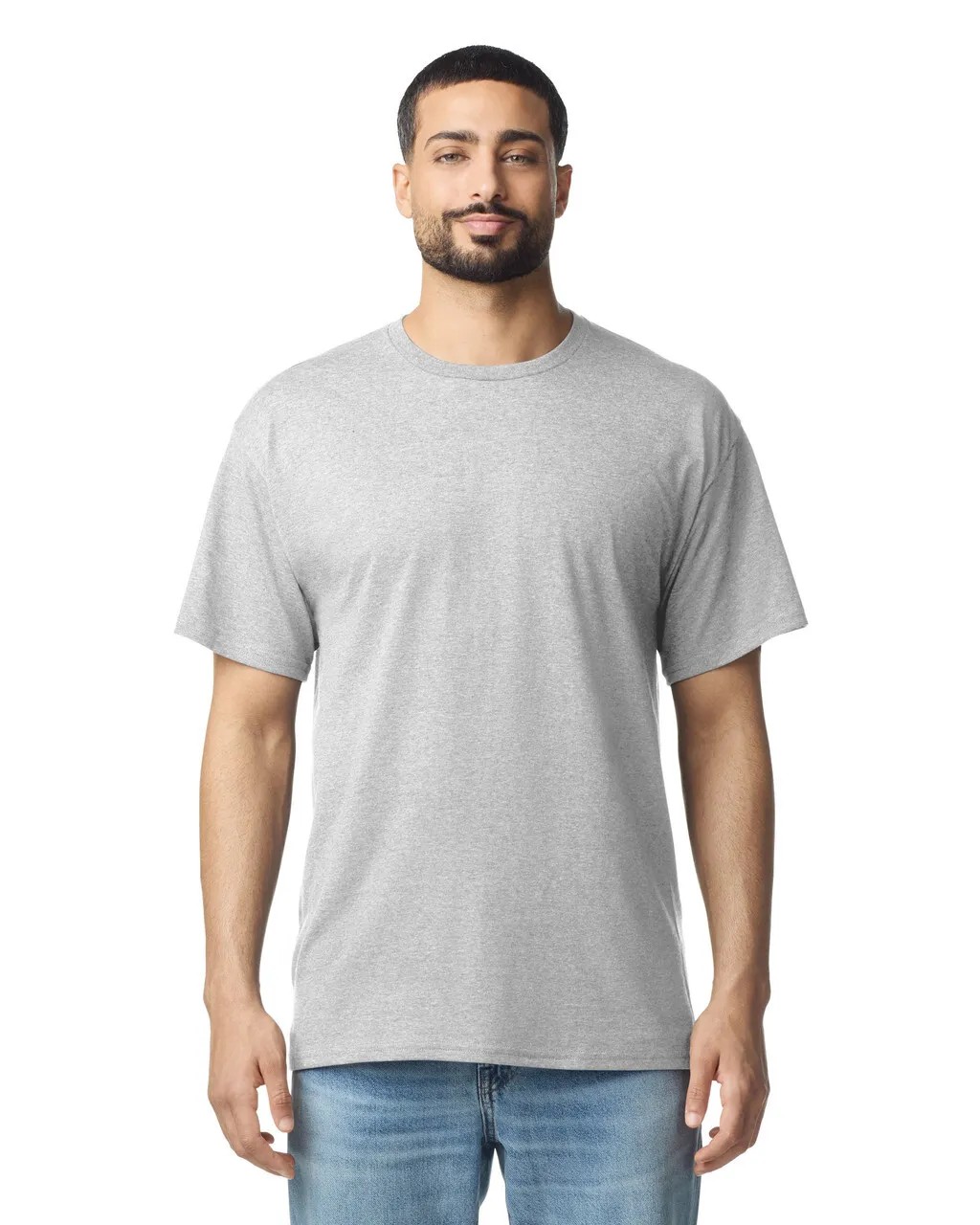 Light Cotton T-Shirt Gildan 3000 Ash Grey