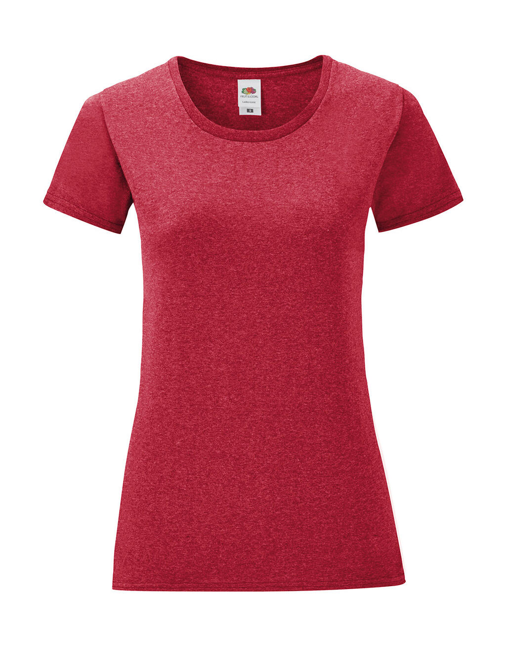 Γυναικείο T-Shirt 61-432-0 Fruit of the Loom Iconic 150 Heather Red