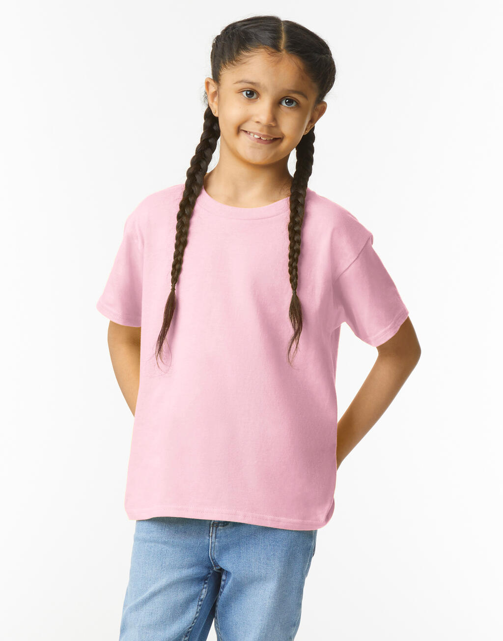 Παιδικό T-Shirt 3000B Gildan Light Cotton Light Ροζ