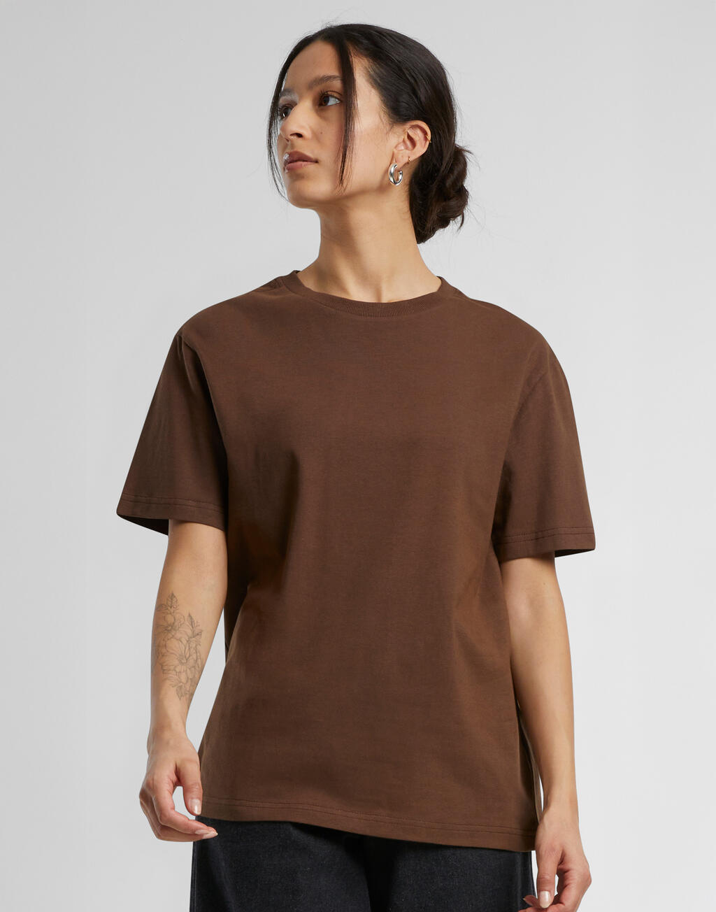 Γυναικείο T-shirt BY211 Build Your Brand Chocolate Brown