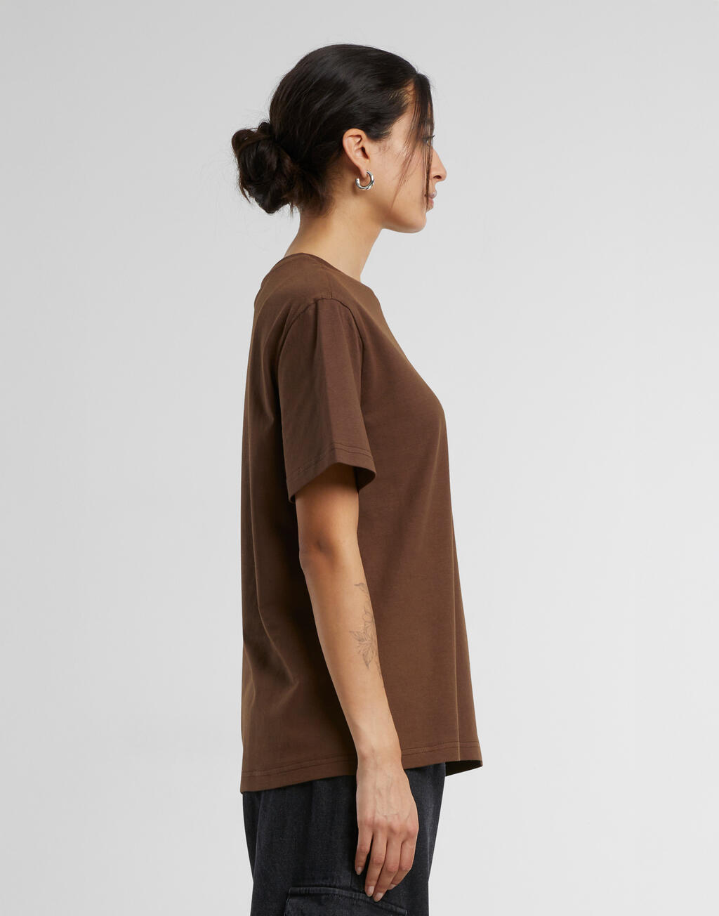 Γυναικείο T-shirt BY211 Build Your Brand Chocolate Brown