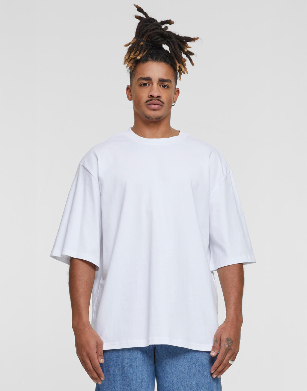 T-Shirt Oversized BY256 Build Your Brand White