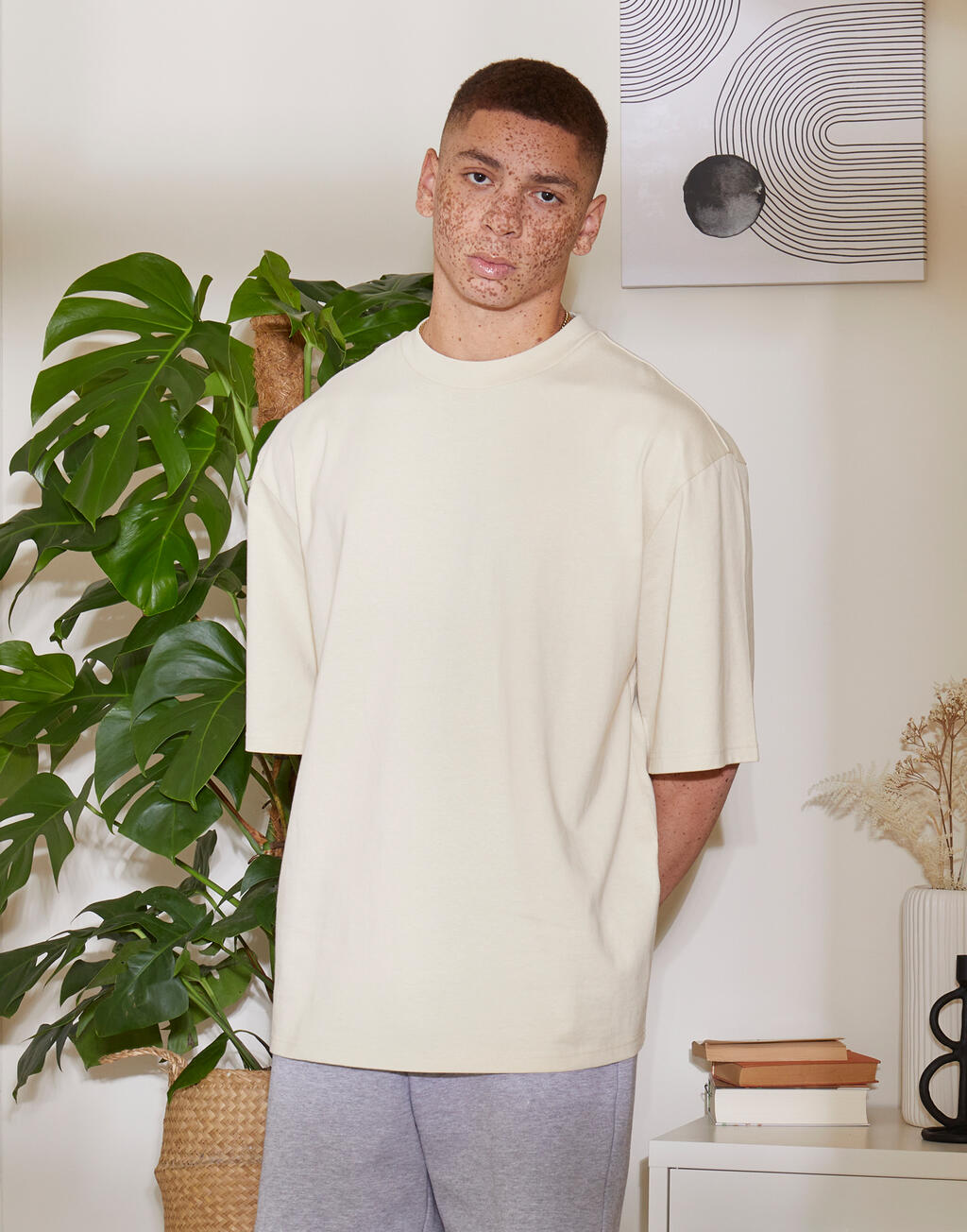 T-Shirt Oversized BY256 Build Your Brand Sand