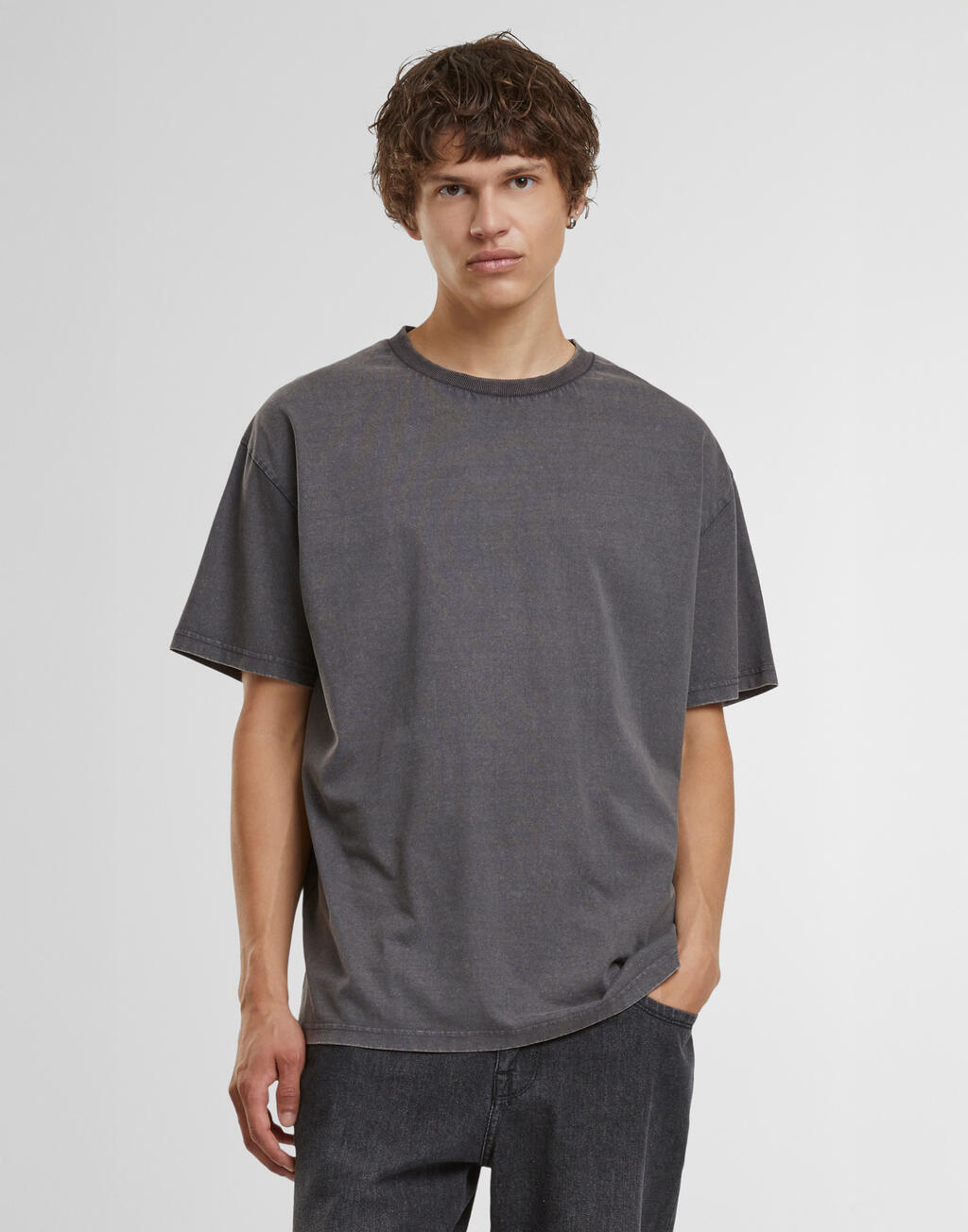 T-Shirt Vintage Heavy Loose BY307 Build Your Brand Magnet