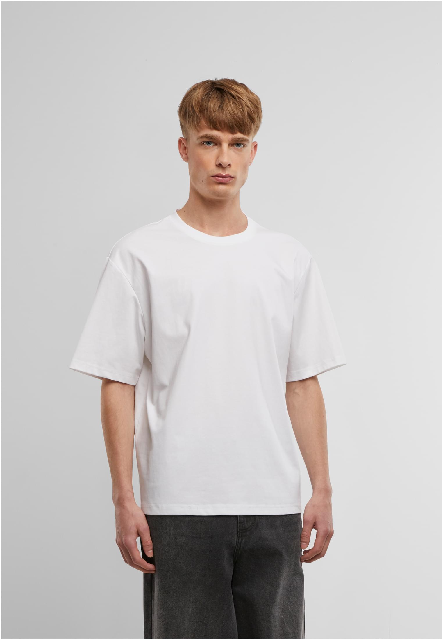 Ανδρικό Oversize T-Shirt BY364 Build Your Brand Sorona Loose Fit White