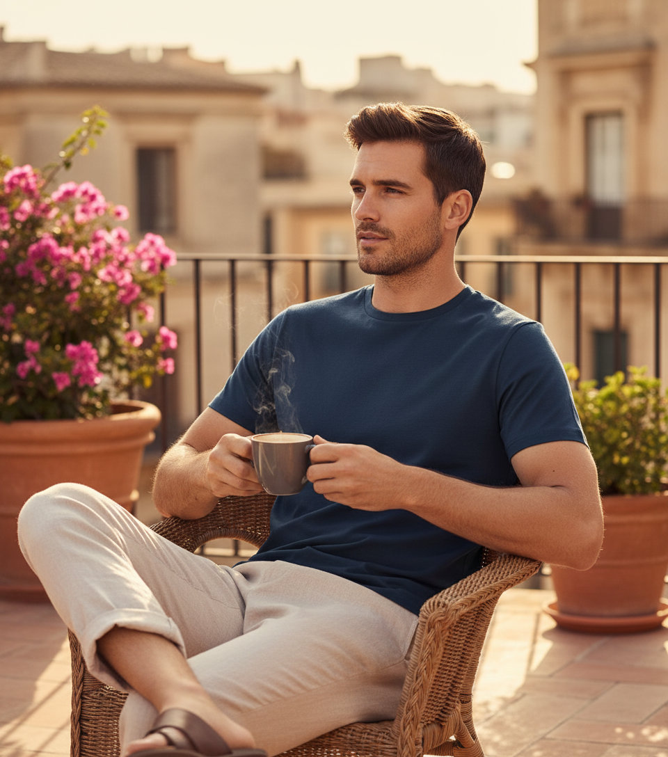 T-Shirt 1150 Tee Jays Luxury Organic Cotton Ink ανδρικά Basic T-Shirts Simple Wear Μπλουζάκια κοντομάνικα