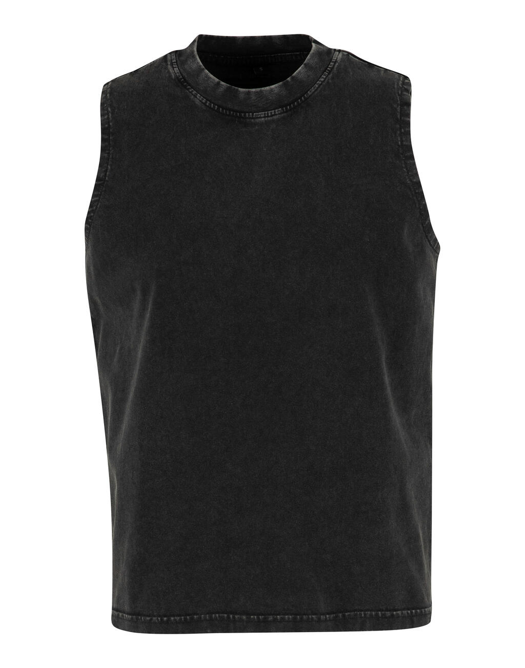 Γυναικείο Vintage Washed Sleeveless Tee Build Your Brand BY429 Black