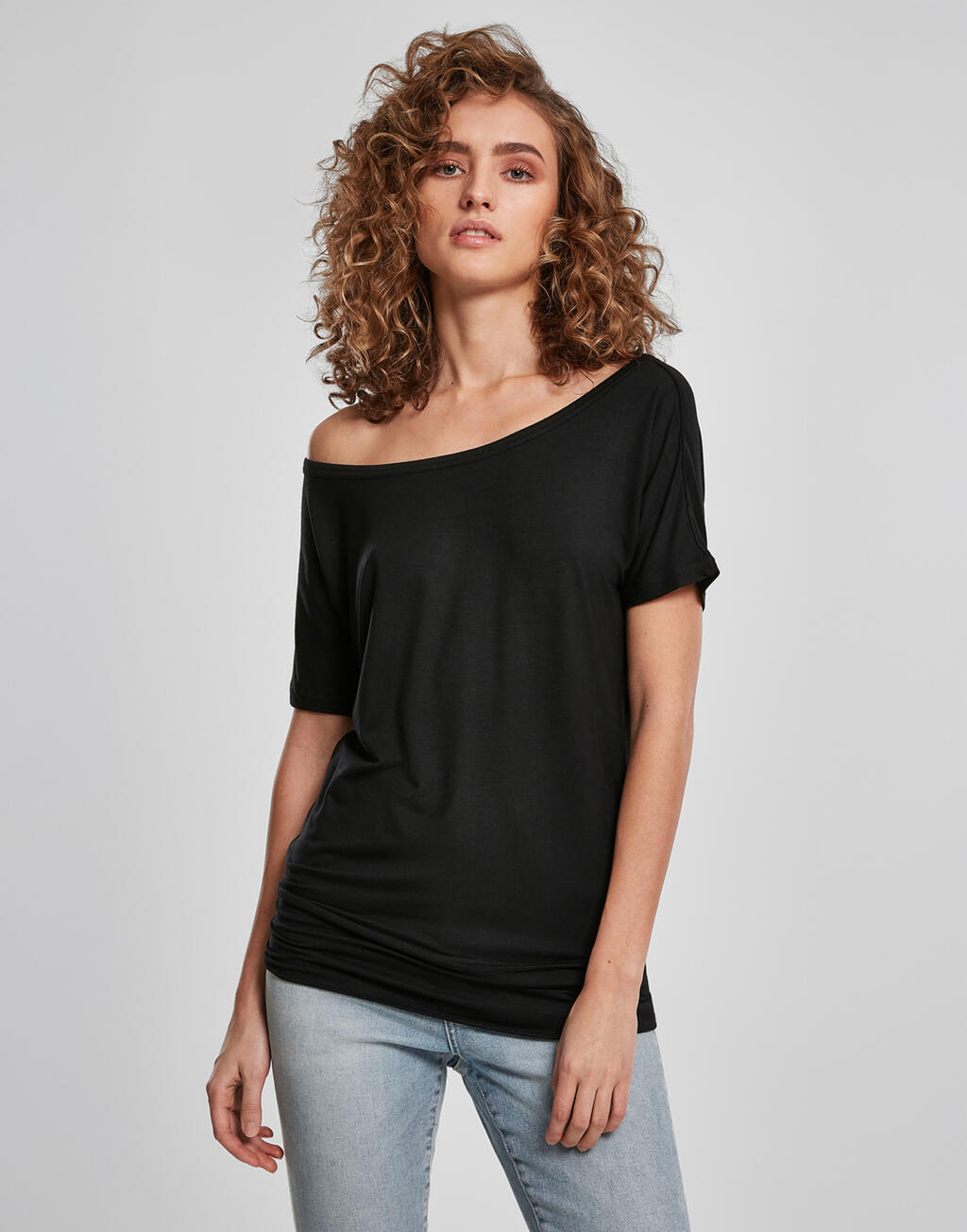 Γυναικείο T-shirt BY040 Build Your Brand Βισκόζη Black