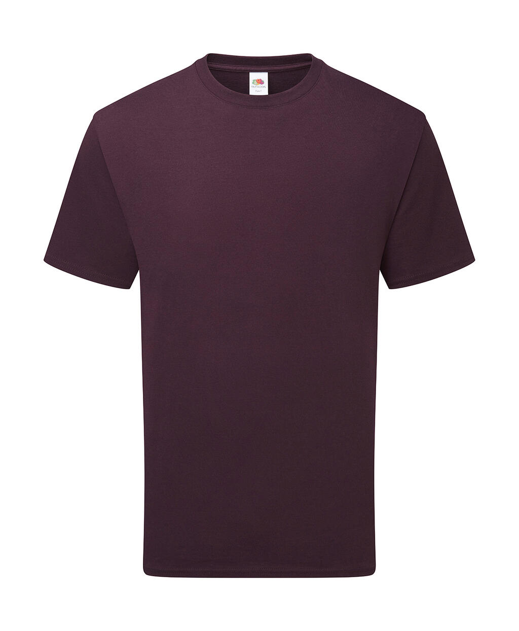 Ανδρικό T-Shirt 061362 Fruit of the Loom Pure Cotton Dark Plum