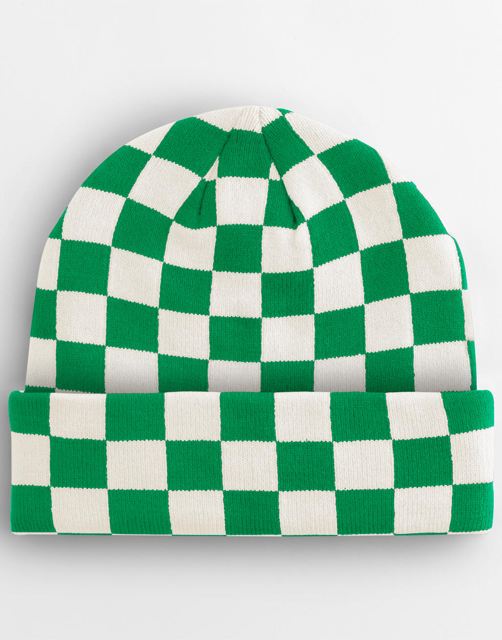 Σκούφος Checkerboard Beanie B531 Beechfield Kelly Green/Off White