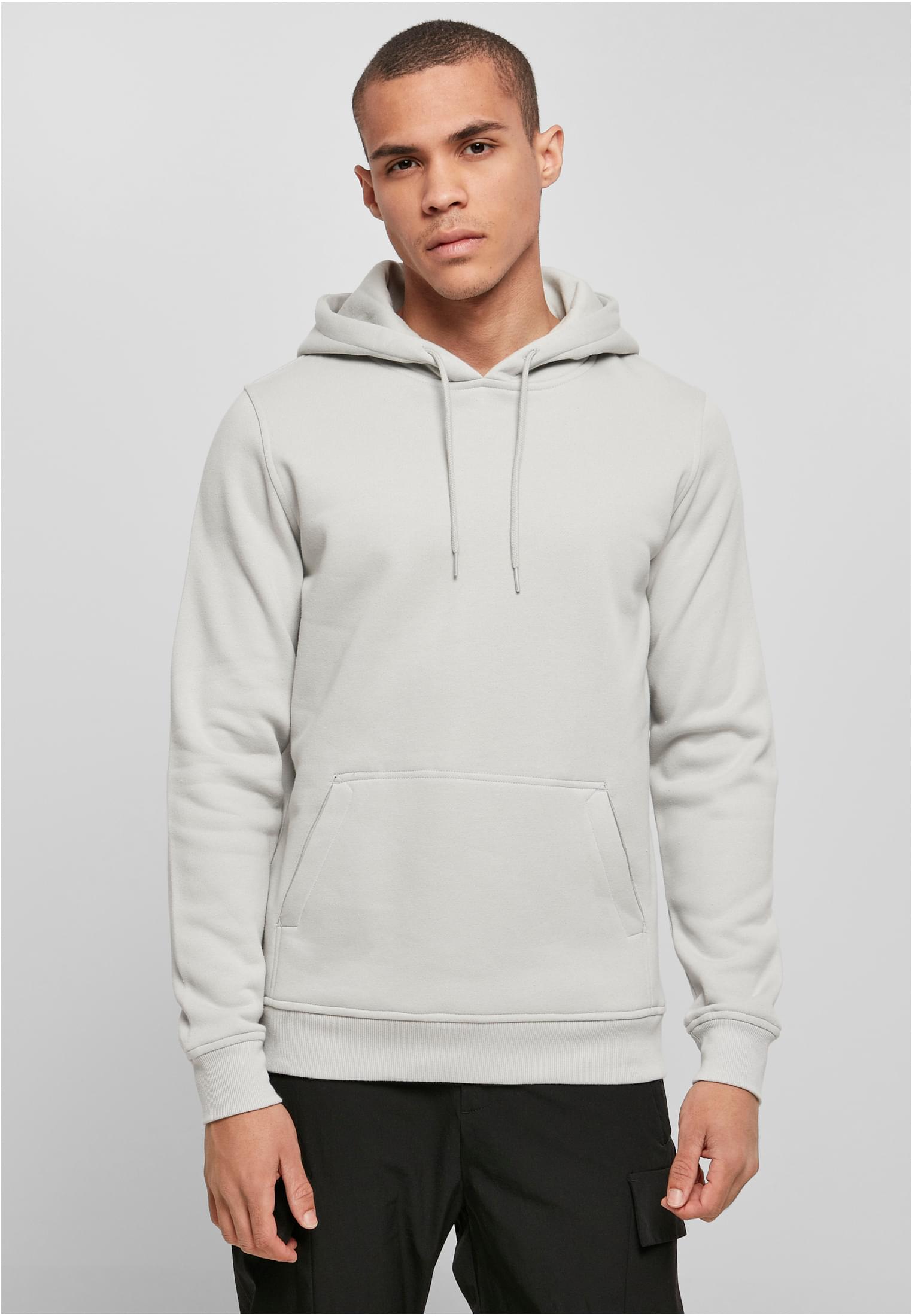 Φούτερ με Κουκούλα Heavy Hoody BY011 Build Your Brand Light Asphalt