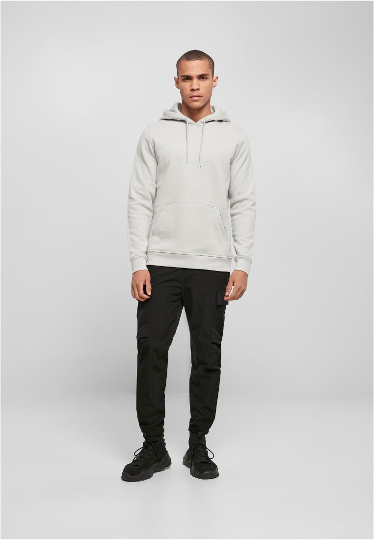 Φούτερ με Κουκούλα Heavy Hoody By011 Build Your Brand Light Asphalt ανδρικά Simple Wear