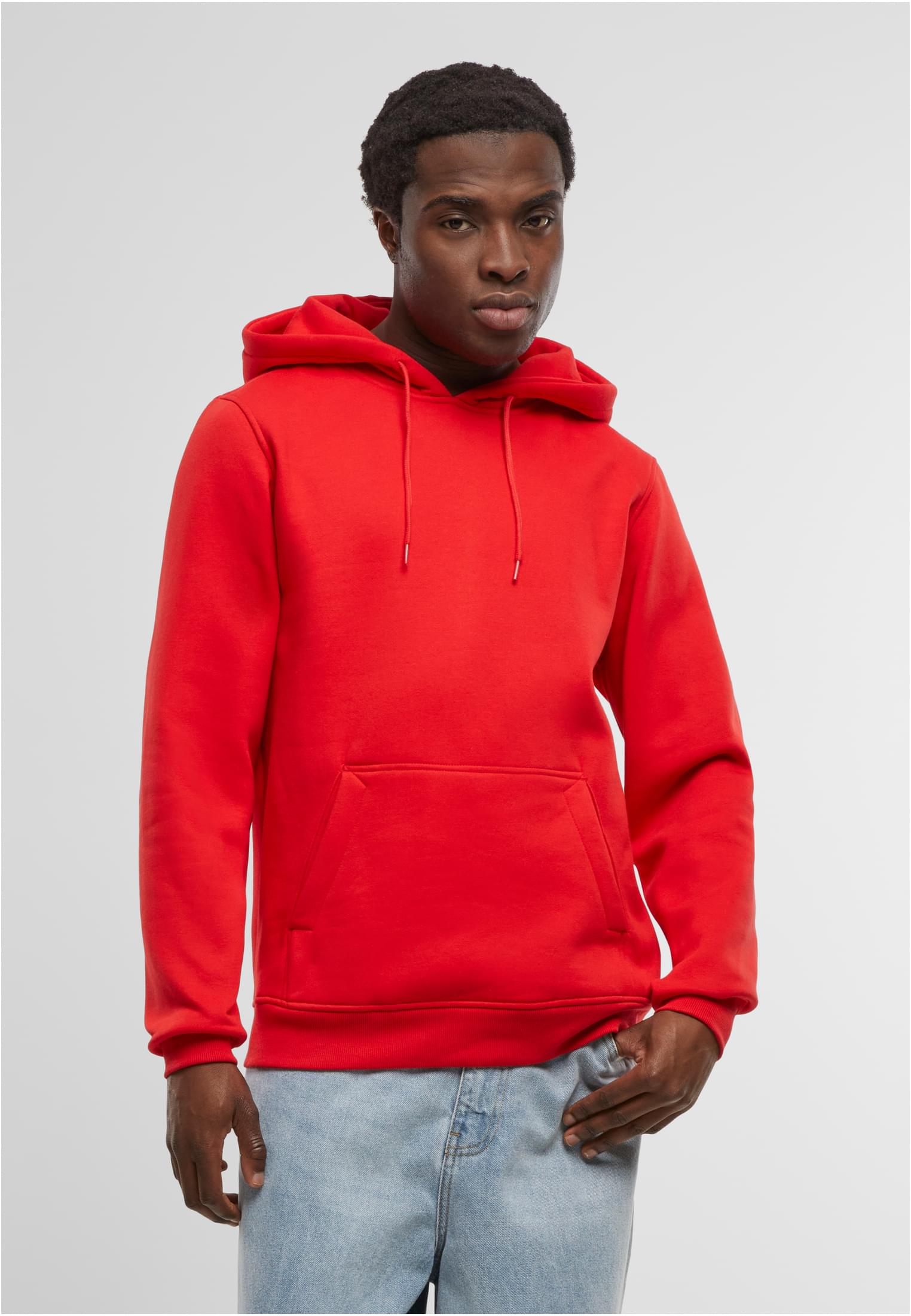 Φούτερ με Κουκούλα Heavy Hoody BY011 Build Your Brand City Red