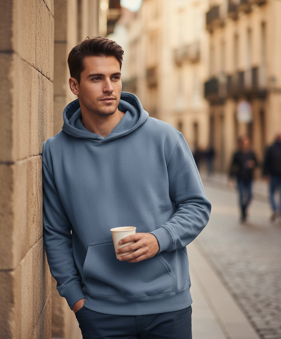 Παιδικό Φούτερ με Κουκούλα Sf500B Gildan Softstyle Midweight Fleece Hoodie Stone Blue παιδικά Simple Wear