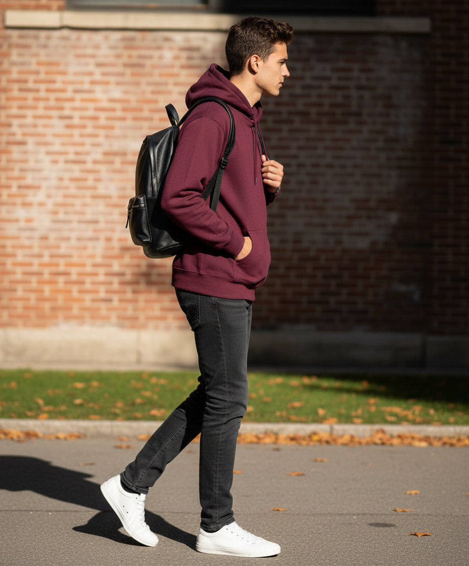 Παιδικό Φούτερ με Κουκούλα Sf500B Gildan Softstyle Midweight Fleece Hoodie Maroon παιδικά Simple Wear
