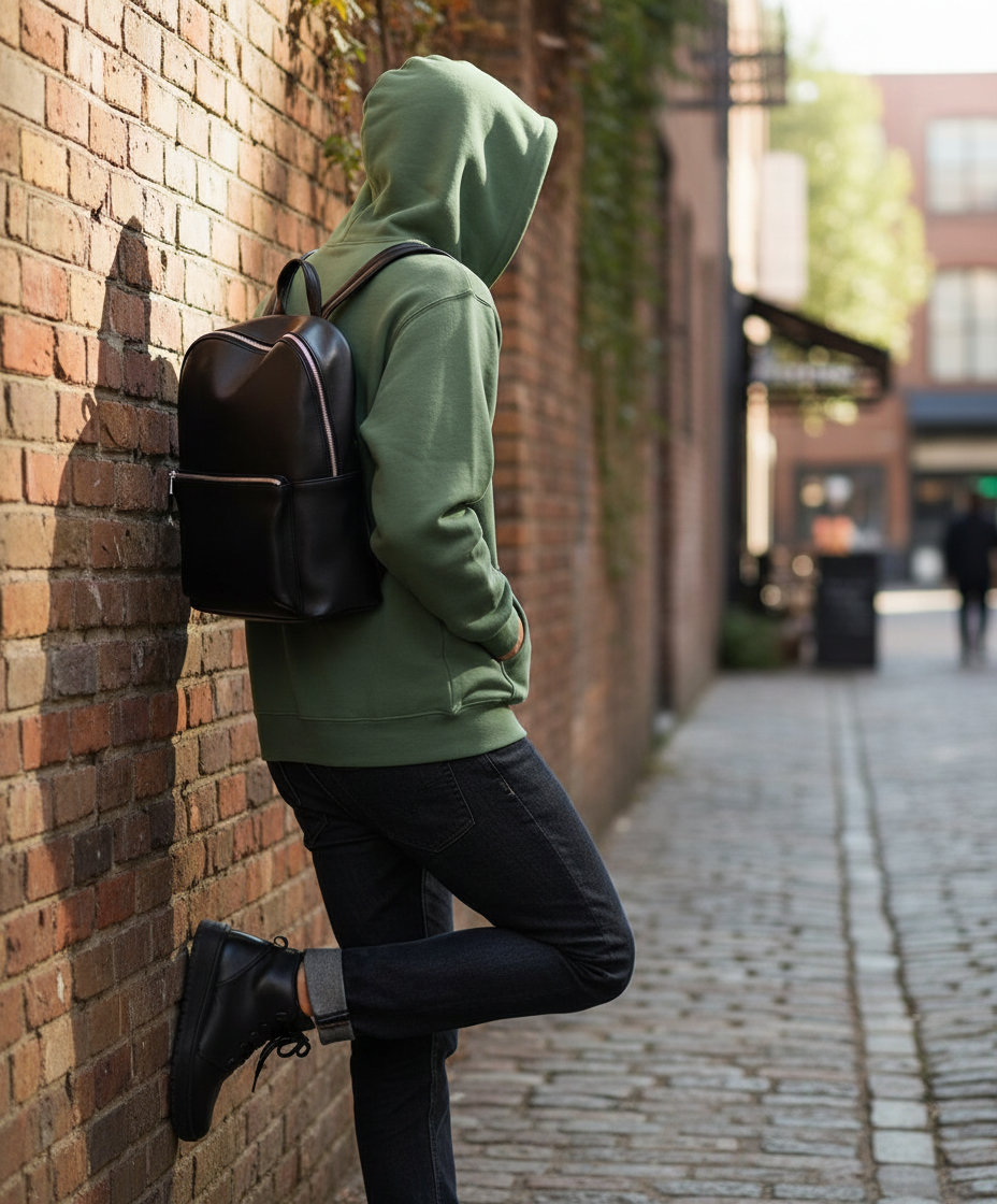 Παιδικό Φούτερ με Κουκούλα Sf500B Gildan Softstyle Midweight Fleece Hoodie Military Green παιδικά Simple Wear