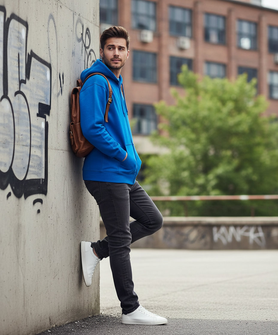 Ζακέτα Φούτερ με Κουκούλα Sf600 Gildan Softstyle Midweight Full Zip Hoodie Royal ανδρικά Simple Wear