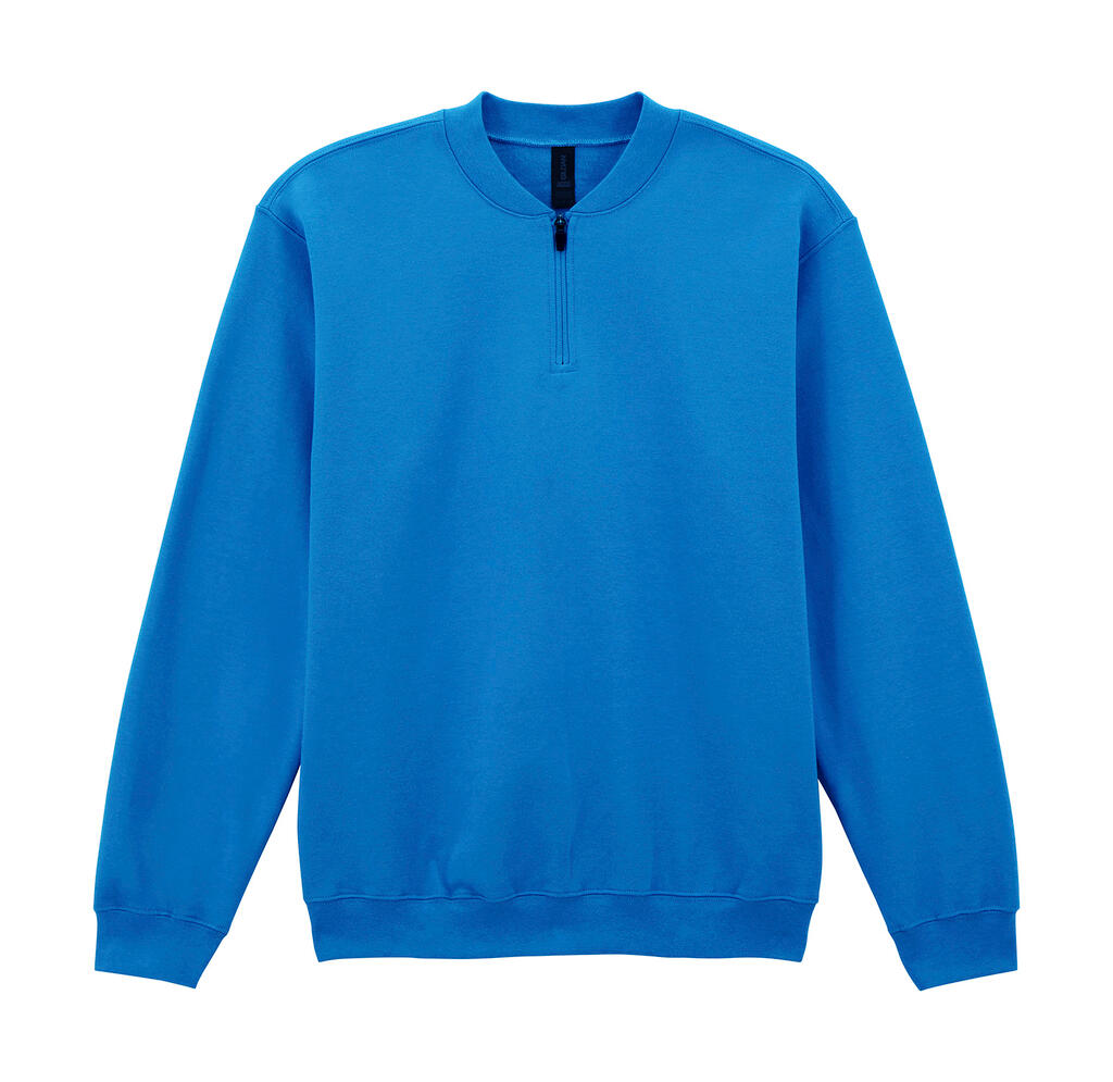 Φούτερ με Φερμουάρ 1/4 SF008 Gildan Softstyle Midweight Fleece Royal