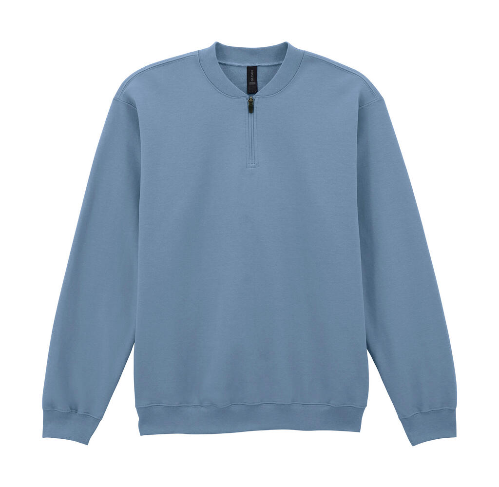 Φούτερ με Φερμουάρ 1/4 SF008 Gildan Softstyle Midweight Fleece Stone Blue
