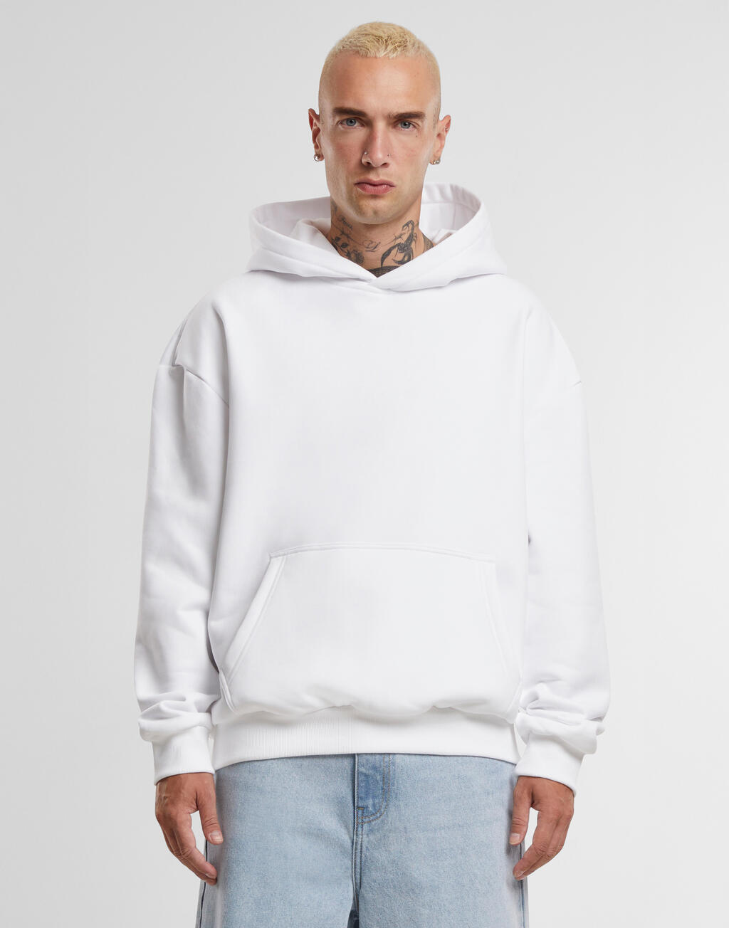 Φούτερ Hoody BY268 Build Your Brand Ultra Heavy Oversized White