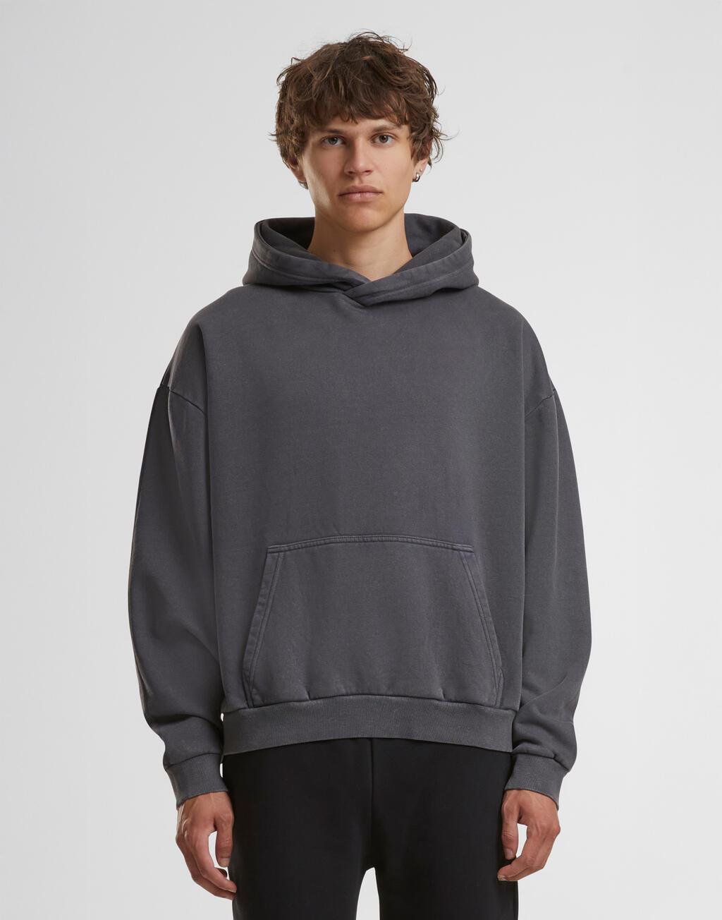 Φούτερ με Κουκούλα BY294 Build Your Brand Vintage Heavy Hoody Magnet