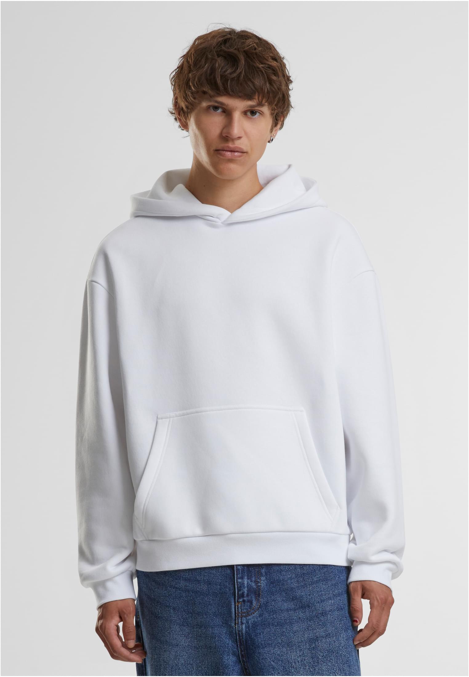 Φούτερ με Κουκούλα (Fluffy Hoody) BY284 Build Your Brand 330 g/m² White - BYB - 