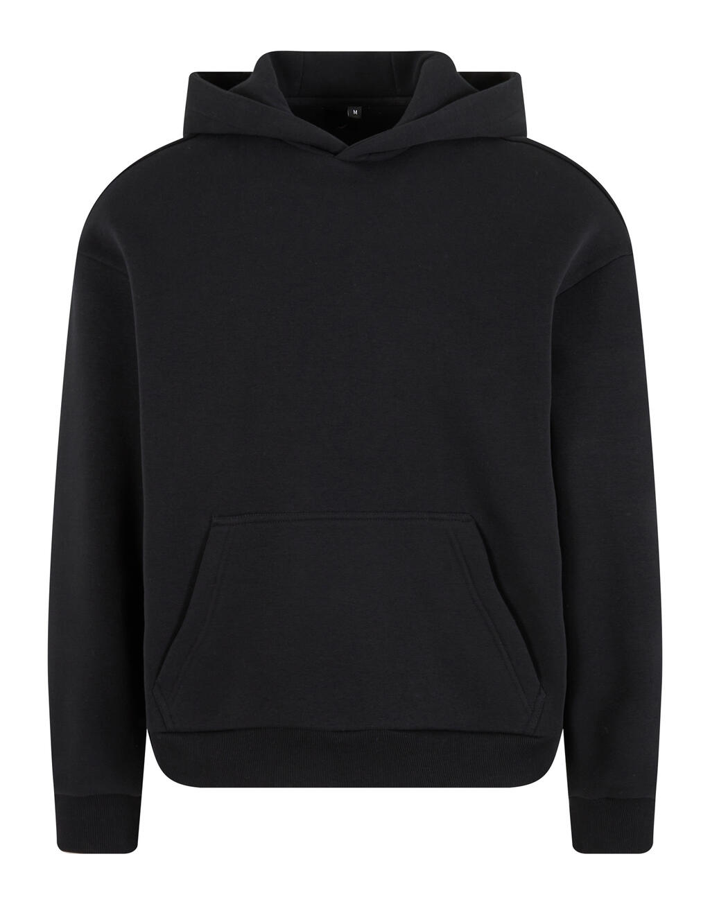 Φούτερ με Κουκούλα (Fluffy Hoody) By284 Build Your Brand 330 G M² Black ανδρικά Simple Wear