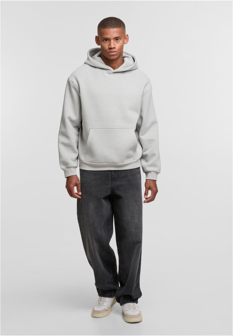 Φούτερ με Κουκούλα (Fluffy Hoody) By284 Build Your Brand 330 G M² Light Asphalt ανδρικά Simple Wear
