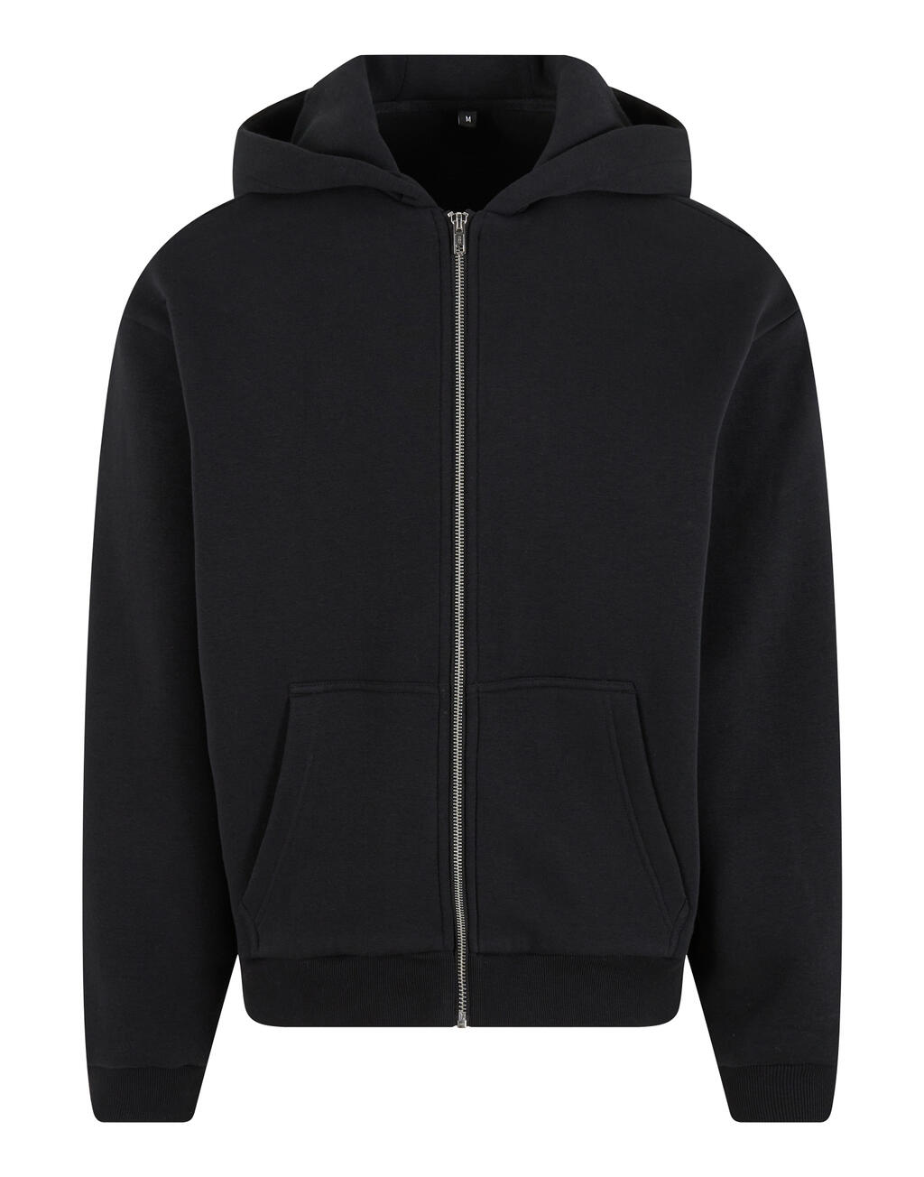 Ζακέτα Φούτερ με Κουκούλα By285 Build Your Brand Fluffy Zip Hoody Black ανδρικά Simple Wear