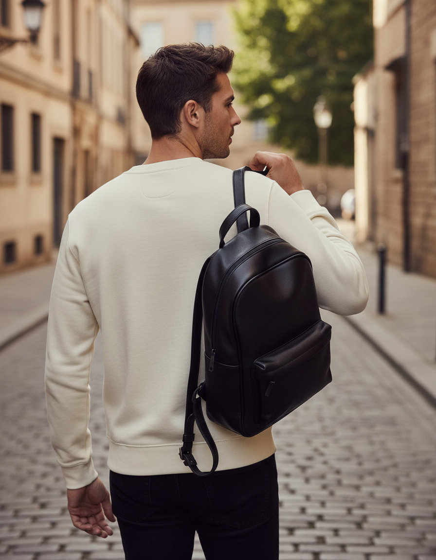 Φούτερ Crewneck 0R262M0 Russell Athletic Natural ανδρικά Simple Wear