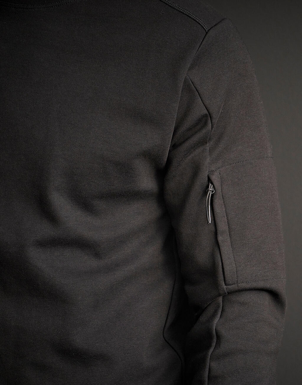 Φούτερ Athletic Crew Neck 5700 Tee Jays Black ανδρικά Simple Wear
