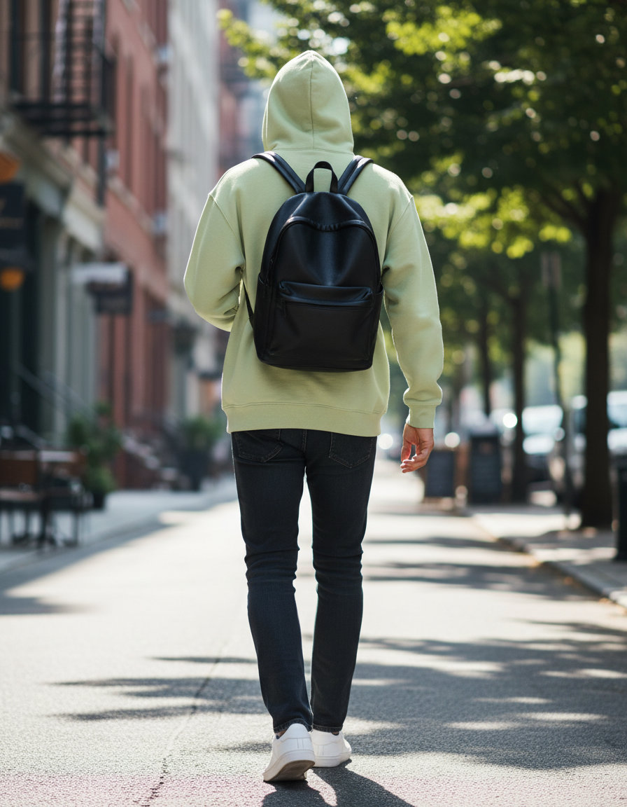 Φούτερ με Κουκούλα Sf500 Gildan Softstyle Midweight Fleece Pistachio ανδρικά Simple Wear