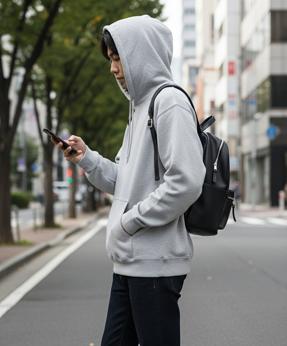 Φούτερ με Κουκούλα Sf500 Gildan Softstyle Midweight Fleece Ash Grey ανδρικά Simple Wear