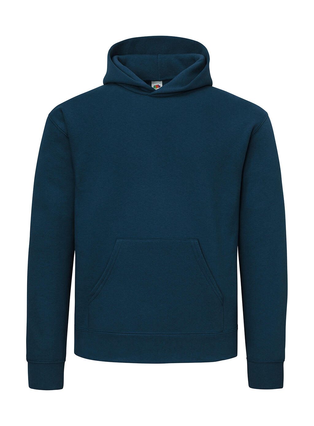 Φούτερ με Κουκούλα Supercotton 062278 Fruit Of The Loom Mountain Blue ανδρικά Simple Wear