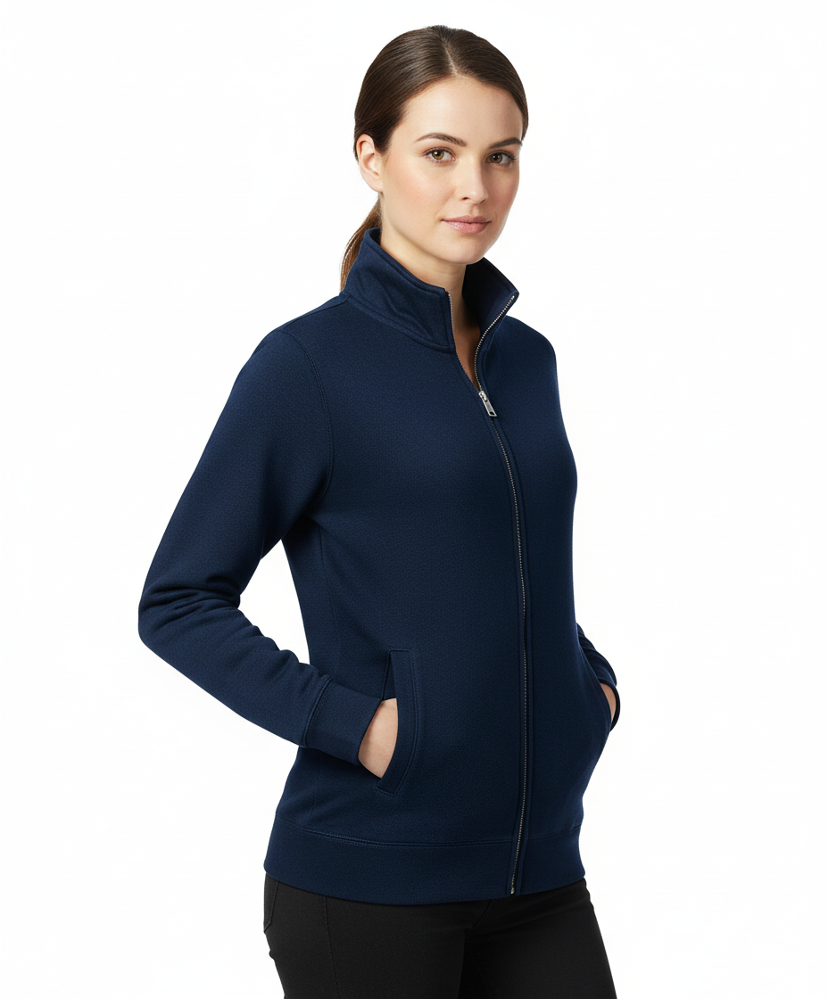 Γυναικείο Φούτερ με Φερμουάρ 0R267F0 Russell Authentic Zip French Navy