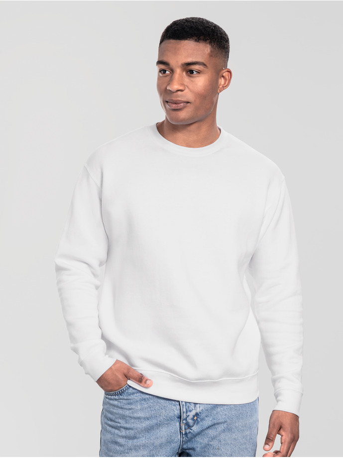 Φούτερ Μπλούζα 0622820 Fruit of the Loom Iconic Premium Set-In Sweat White