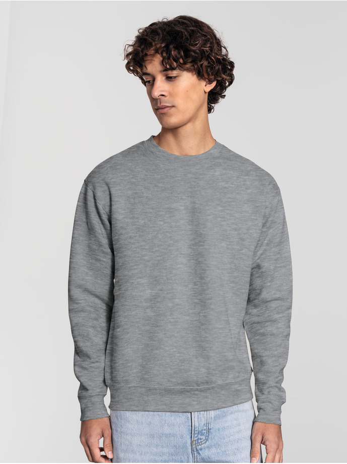 Φούτερ Μπλούζα 0622820 Fruit of the Loom Iconic Premium Set-In Sweat Athletic Heather