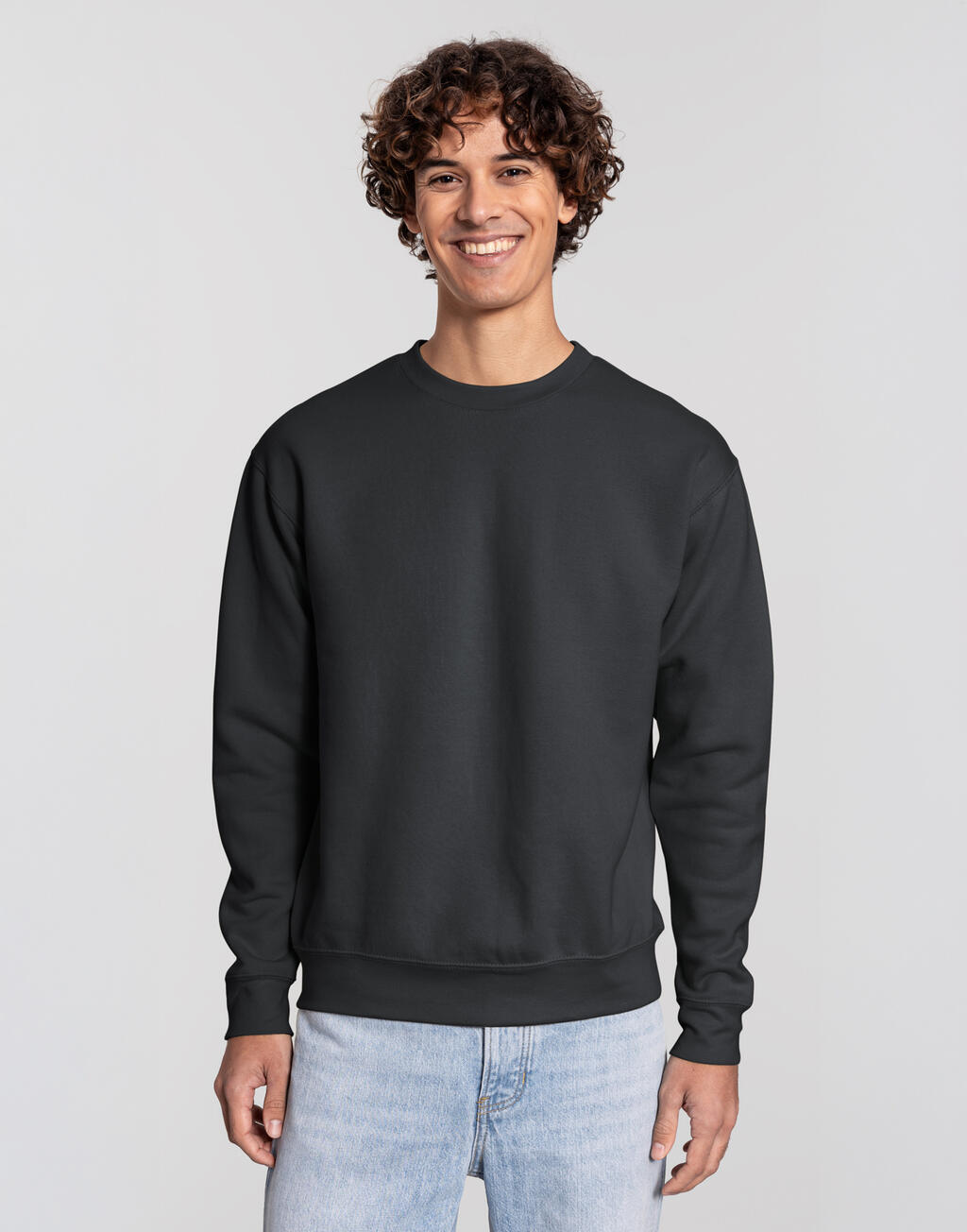 Φούτερ Μπλούζα 0622820 Fruit of the Loom Iconic Premium Set-In Sweat Light Graphite