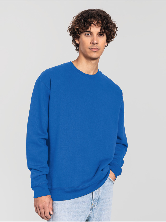Φούτερ Μπλούζα 0622820 Fruit of the Loom Iconic Premium Set-In Sweat Royal Blue
