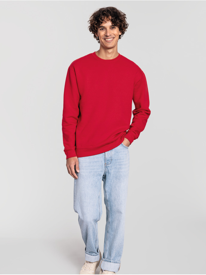 Φούτερ Crewneck Iconic Premium Set-In 62-002-0 Fruit Of The Loom Red ανδρικά Simple Wear