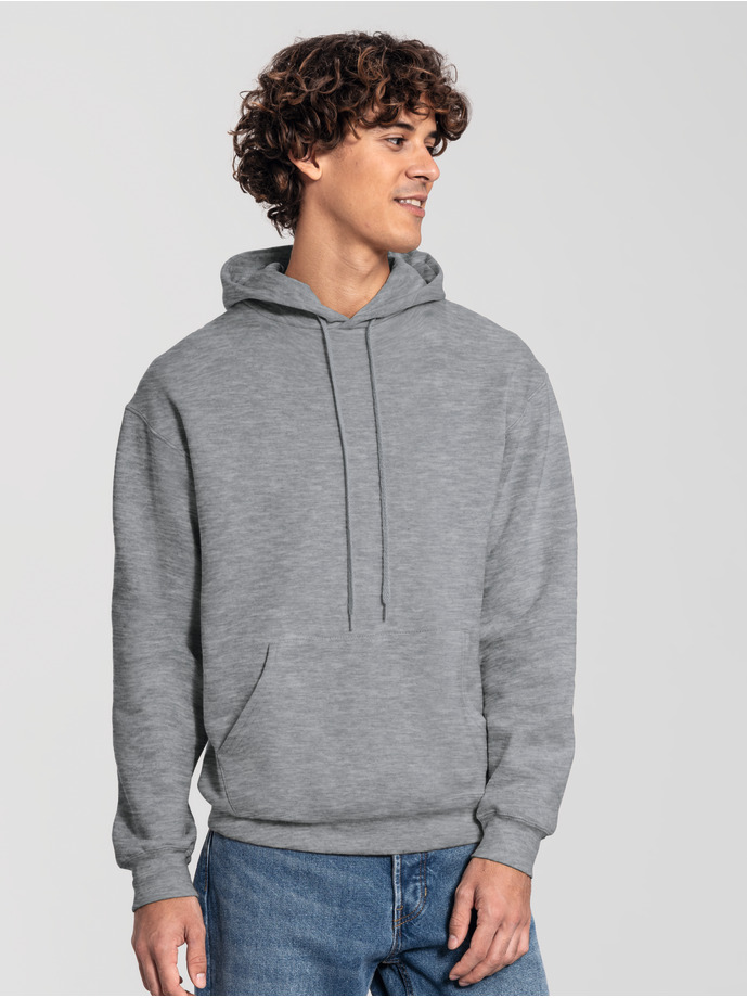 Φούτερ με Κουκούλα Iconic Premium 0622840 Fruit of the Loom Athletic Heather